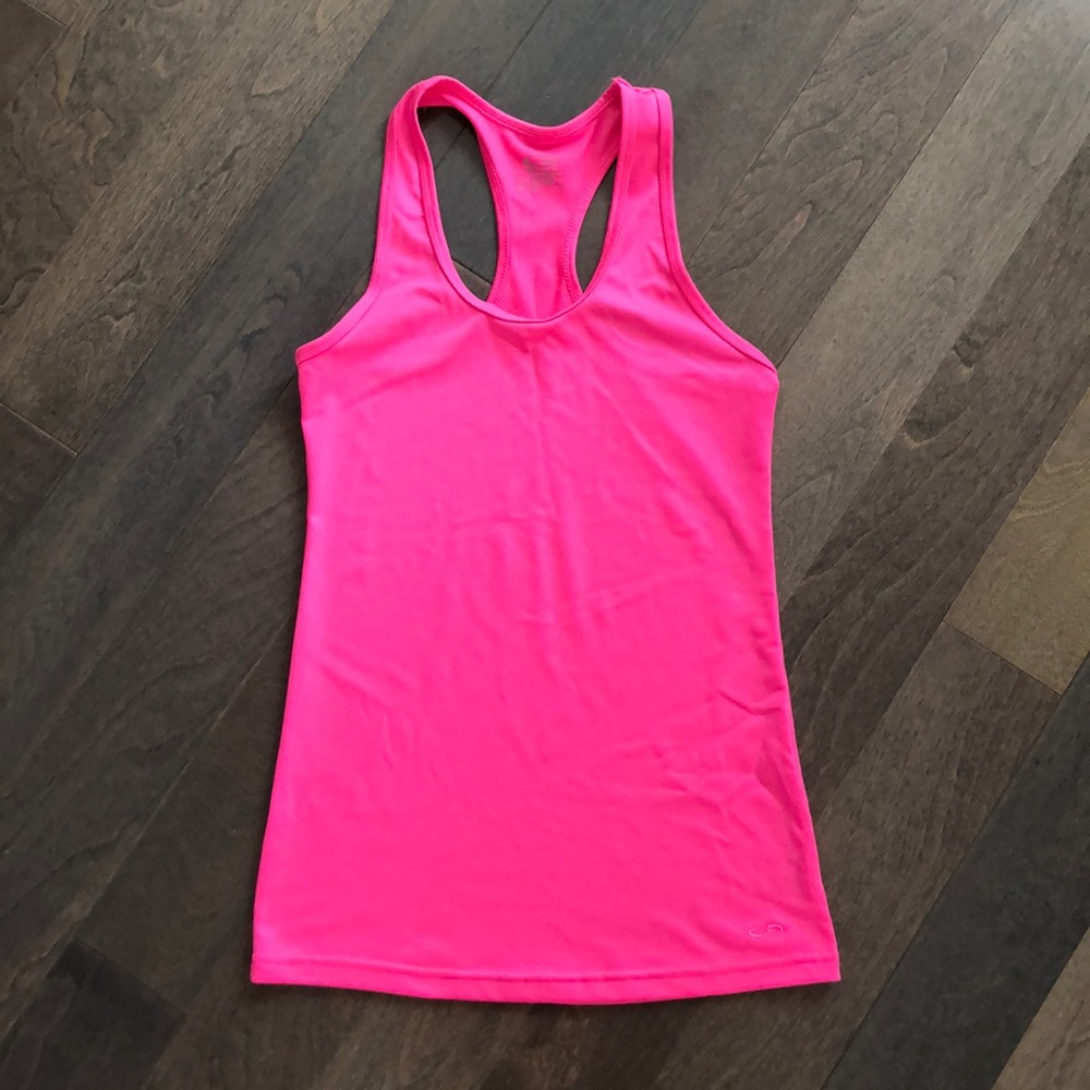 NWOT Champion Neon Pink Fitted Racerback Tank
